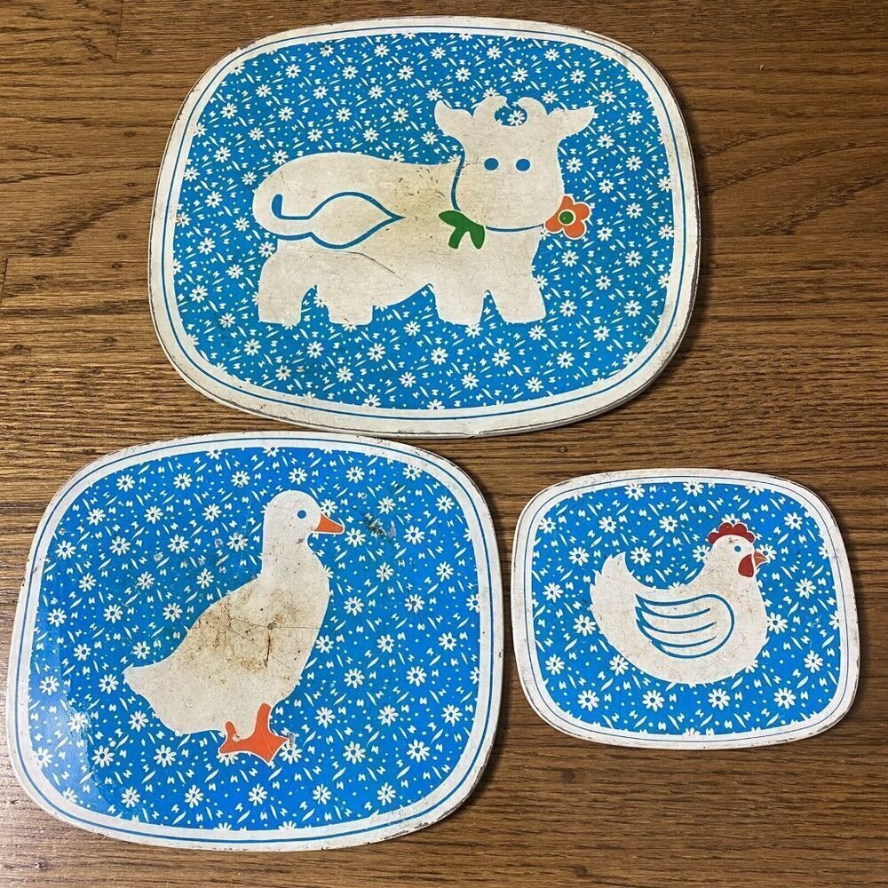 Vintage Hot Plates Rustic Kitchen Farmhouse